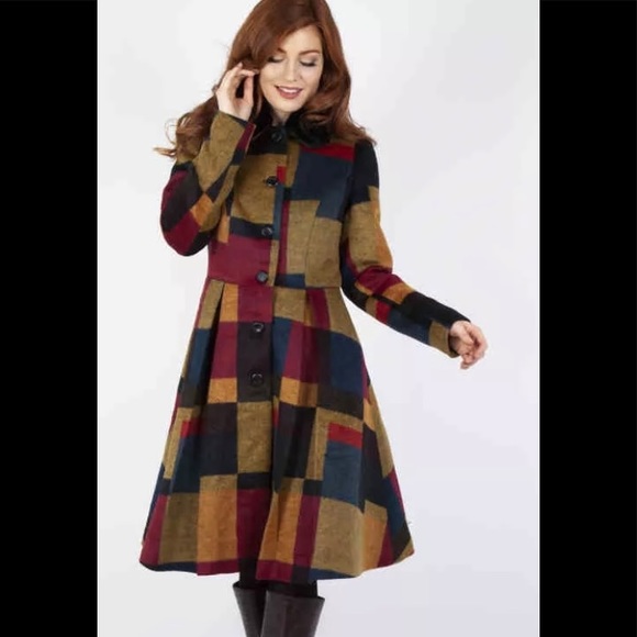 Voodoo Vixen Jackets & Blazers - Voodoo Vixen Blaire patchwork coat